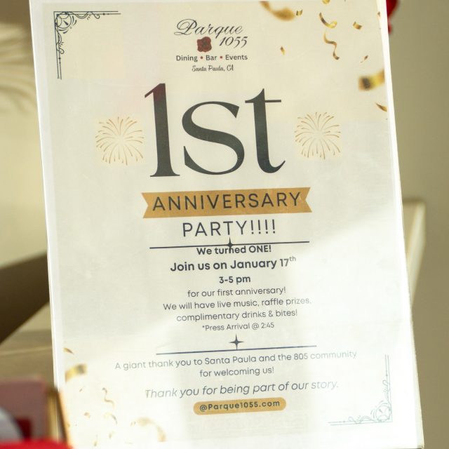 We turned ONE 🥹🎉

One year of incredible food, drinks, events, and unforgettable moments, thanks to Santa Paula & the 805.

Join us for our 1st Anniversary Party:
🗓 January 17th
⏰ 3–5 PM
🎶 Live music
🥂 Complimentary drinks & bites
🎟 Raffle prizes

📸 Press arrival @ 2:45 PM

Thank you for being part of our story. We can’t wait to celebrate with you 💛
@Parque1055 | Parque1055.com

#venturacounty #805 #restaurant #eats #celebrate