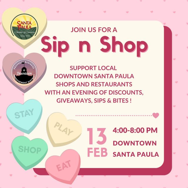Start your Sip n Shop night the right way at Parque 1055 🍹

Join us February 13th for great food, cocktails, and the perfect kickoff before strolling through 

Downtown Santa Paula for Sip n Shop. Enjoy local shopping, exclusive discounts, giveaways, and sips & bites all evening long.

Make Parque your first stop, then walk it off while supporting local 💖

4–8 PM | Downtown Santa Paula

#datenightideas #downtown #supportlocal #sipnshop #parque1055