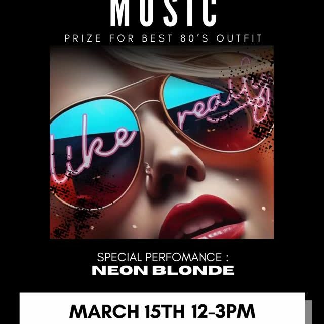 Break out the leg warmers and tease that hair… we’re going full 80’s mode this Sunday at Parque 1055 🎶✨

Join us for NEON BLONDE Funky Day on the patio
🕺 Drink & food specials
🎧 Funky 80’s vibes
🏆 Wear your favorite 80’s gear for a chance to win prizes

📍Sunday, March 15
⏰ 12–3 PM
📍 1055 E Main St. Santa Paula

Grab your friends, throw on your best retro outfit, and let’s get funky.

#parque1055 #santapaula #805events #sundayfunday #venturacounty