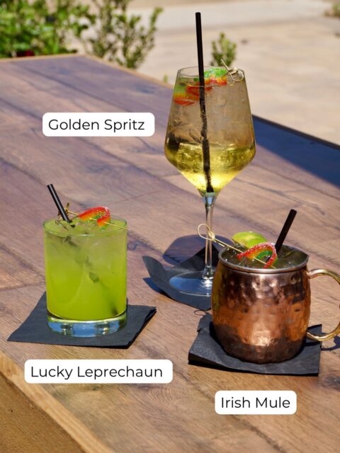 🍹✨ Celebrate St Paddy’s Day at Parque 1055! 

⏰ We’re open 11 AM–9 PM
🍺 Extended Happy Hour 6–9 PM featuring $3 beers
🍸 Martini Club 6–7 PM: 2 martinis and an appetizer for $35, featuring our Chocolate Pistachio Martini. Spots limited! Reserve a seat through dm or calling the restaurant. 

Don’t miss our St. Paddy’s Day specials: the crisp & sweet Golden Spritz, the bright & tropical Lucky Leprechaun, and the bold, zesty Irish Mule. 🍸🍀

#parque1055 #happyhour #martiniclub #stpaddysday #cocktails