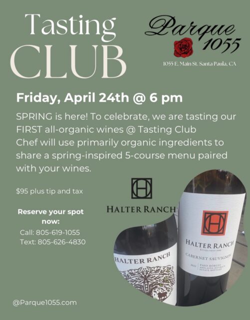 Tasting Club update 🍷

We’ve rescheduled, join us this Friday the 24th at 6PM featuring Halter Ranch wines paired with a curated 5-course menu.

An evening of intentional pairings, great wine, and even better company. If you were planning to come, we’d still love to have you and if not… this is your sign 😉

See you Friday ✨

#winedinner #tasting #wine #5coursemeal #restaurant