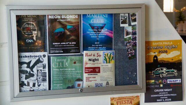 Wondering what’s going on at Parque? 👀

Our events board is to the left as soon as you walk in! From live music and martini club to holiday parties and special events, there’s always something happening at Parque 1055.

Up next: DNA today at noon! 🎶
Come join us for brunch, live music, and a great time on the patio. Stop by, take a look at the board, and plan your next visit with us.

#parque1055 #santapaulaevents #brunch #livemusic #805events