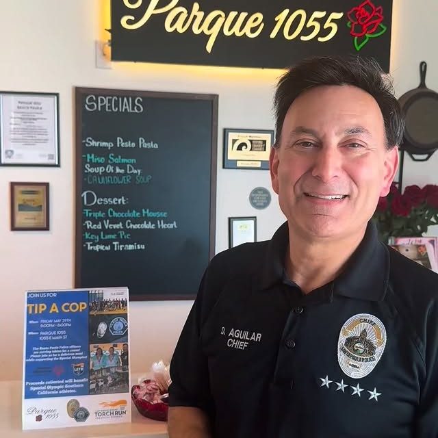 Some nights are about dinner. Some nights are about community. 💙
On Friday May 29th, our local Santa Paula Police Officers will be serving tables at Parque 1055 to help raise money for Special Olympics Southern California. These athletes work hard, inspire others, and deserve every opportunity to compete and shine.
If you’re looking for dinner plans, this is a pretty great reason to grab a meal, leave a tip, and support something bigger than all of us.
We hope to see some familiar faces. 💙🚔
📍 Parque 1055
🗓 Friday May 29th | 5–8 PM
#santapaula #parque1055 #policedepartment #specialolympics #community